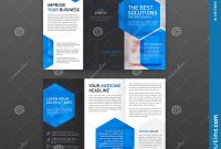 Pharmacy Brochure Template Free Awesome Pharmaceutical Brochure Tri Fold Template Layout with Icons Set