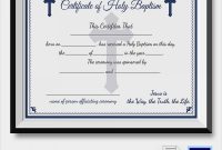 Baptism Certificate Template Word 7