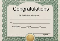 Blank Certificate Templates Free Download 2