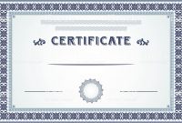 Unique certificate, diploma or coupon design in dark and light blue colors