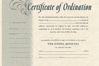 Certificate Of ordination Template 2