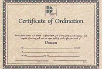 Certificate Of ordination Template 4