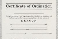 Certificate Of ordination Template 5