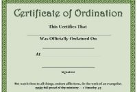 Certificate Of ordination Template 9