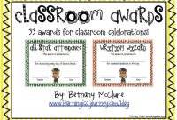 Classroom Certificates Templates 4