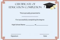 Continuing Education Certificate Template 4