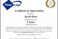 Employee Certificate Of Service Template 3