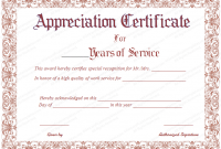 Employee Certificate Of Service Template 7