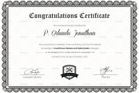 Felicitation Certificate Template 10