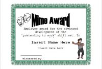 Free Funny Certificate Templates for Word 12