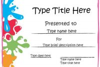 Free Printable Certificate Templates for Kids 4