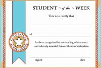 Free Printable Student Of the Month Certificate Templates 6