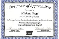 Free Template for Certificate Of Recognition