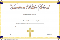 Free Vbs Certificate Templatesv 11