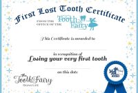 Free tooth Fairy Certificate Template 0