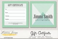 Gift Certificate Template Photoshop 13