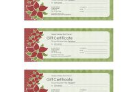 Gift Certificate Template Photoshop 5