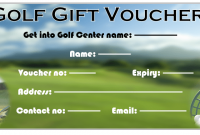 Golf Gift Certificate Template 4