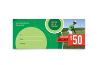 Golf Gift Certificate Template 9