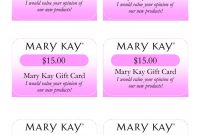 Mary Kay Gift Certificate Template 5