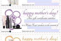 Mary Kay Gift Certificate Template 6