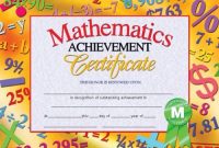 Math Certificate Template 10