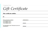 Free Gift Certificate Templates You Can Customize for Gift Certificate Template Free Mac Pages
