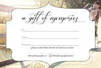 Photoshoot Gift Certificate Template 6