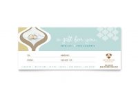 Publisher Gift Certificate Template 2