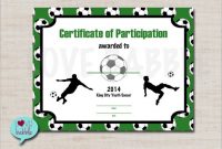 Soccer Certificate Template 10