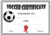 Soccer Certificate Template 4