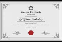 Sports Award Certificate Template Word 11