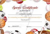 Sports Award Certificate Template Word 4