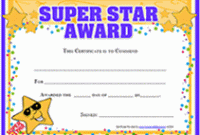 Star Certificate Templates Free