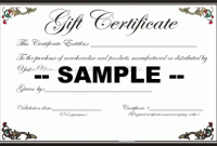 This Certificate Entitles the Bearer Template 4