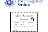 Uscis Birth Certificate Translation Template 3
