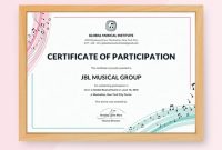 Certificate Of Participation Template Doc 7