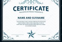 Certificate Template Size 11