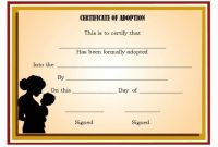 Child Adoption Certificate Template 7