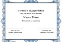 Downloadable Certificate Templates for Microsoft Word 3