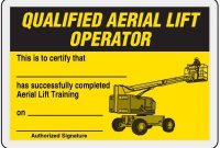 Forklift Certification Card Template 12