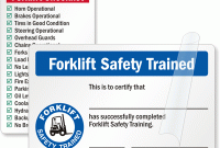 Forklift Certification Card Template 7