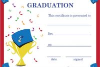 Free Printable Graduation Certificate Templates 10