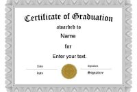 Free Printable Graduation Certificate Templates 3