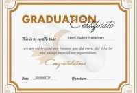 Free Printable Graduation Certificate Templates 4