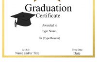 Free Printable Graduation Certificate Templates 8