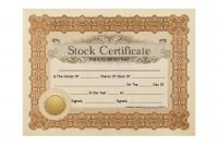 Free Stock Certificate Template Download 8