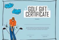 Golf Certificate Templates for Word 12