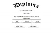Graduation Certificate Template Word 11