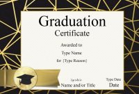 Graduation Gift Certificate Template Free 9